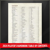 π Dungeons and Dragons - Player's Handbook 2024 Edition