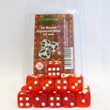 Blackfire 15 Round Cornered Dice 16mm - Dracolich Gaming