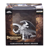 Pathfinder Battles Gargantuan Green Dragon Miniature - Dracolich Gaming