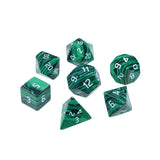 Malachite Gemstone Dice Set - Dracolich Gaming