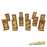 TT Combat Terrain Fantasy RPG Single Door Set - Dracolich Gaming