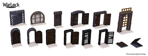 Wizkids Warlock Dungeon Tiles: Doors and Archways