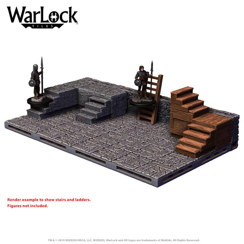 Wizkids Warlock Dungeon Tiles: Stairs and Ladders
