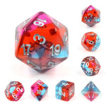 Aurora Savannah Sunrise Gem RPG Dice Set