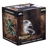 Pathfinder Battles Gargantuan Green Dragon Miniature - Dracolich Gaming