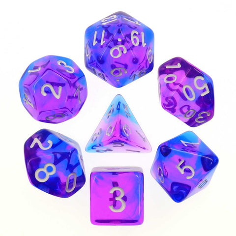 Indigo Sea Blue & Purple Dice Set - Dracolich Gaming