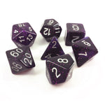 Dark Purple Galaxy Dice Set - Dracolich Gaming
