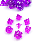 Gem Purple Mini Poly RPG Dice Set