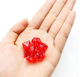 Gem Red Mini Poly RPG Dice Set