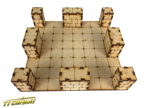 TT Combat Terrain Fantasy RPG Deluxe Dungeon Large Crossroad Section - Dracolich Gaming