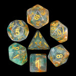 Iridescent Luminous Koi RPG Dice Set