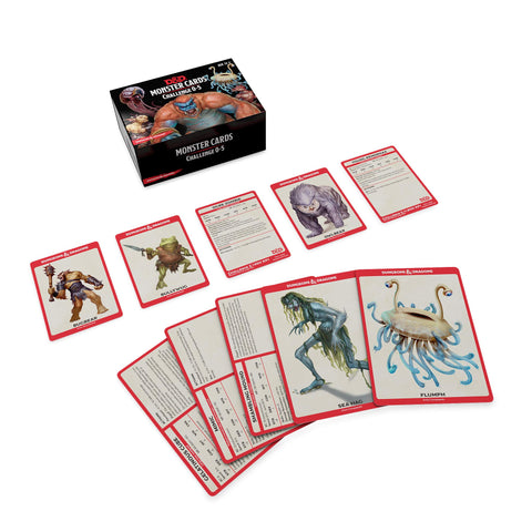 cr 9 monsters Dungeons & Dragons Monster Cards CR 0-5