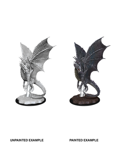 Nolzur's Marvelous Miniatures Young Silver Dragon