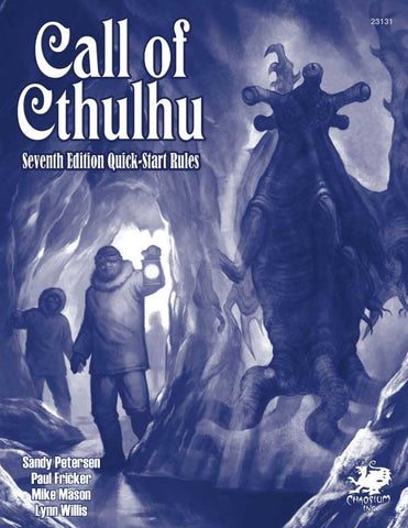 Call of Cthulhu 7th Ed. QuickStart - Dracolich Gaming