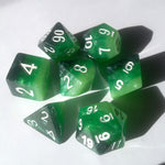 Emerald Rainbow Dice Set - Dracolich Gaming