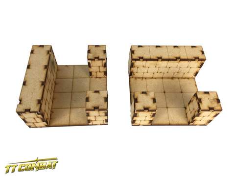 TT Combat Terrain Fantasy RPG Dungeon T-Junction Sections - Dracolich Gaming